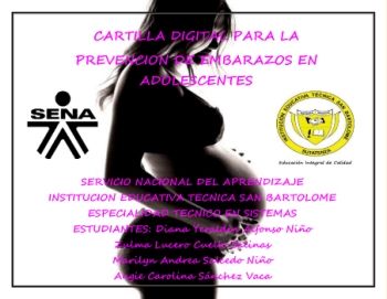 cartilla digital Prevencion Embarazos 