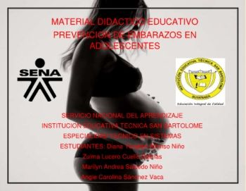 cartilla digital Prevencion de Embarazos en Adolescentes