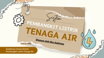 Cokelat Pastel Moderen Minimalis Pembangkit Listrik Tenaga Air Presentasi