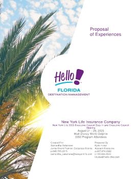 Proposal by Hello! Destination Management