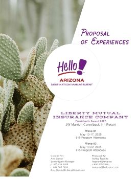 Proposal by Hello! Destination Management