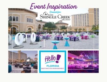 Rosen Shingle Creek Event Inspiration ~ Presented by Hello! Destination Management