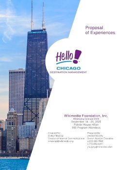 Proposal by Hello! Destination Management