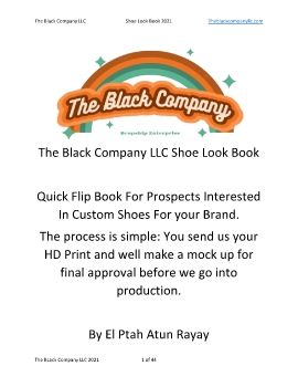 The Black Company Shoe Book