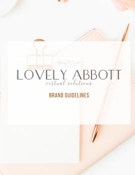 Brand Guidelines (Lovely Abbott Virtual Solutions)