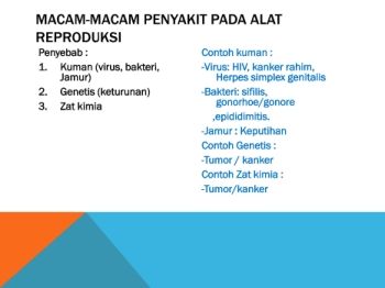 PENYAKIT PADA ALAT REPRODUKSI