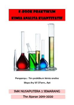 Kimia analisa kuantitatif