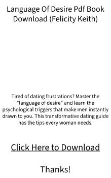 PDF eBook Download - The Language of Desire by Felicity Keith (Free Preview Available)???