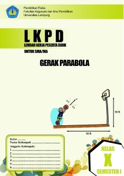 E-LKPD Gerak Parabola (Analisis Tracker)