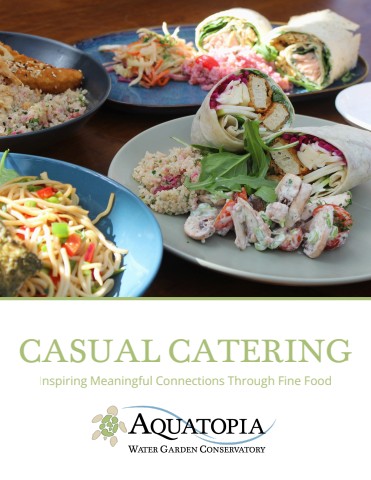 Casual Catering Menu Brochure