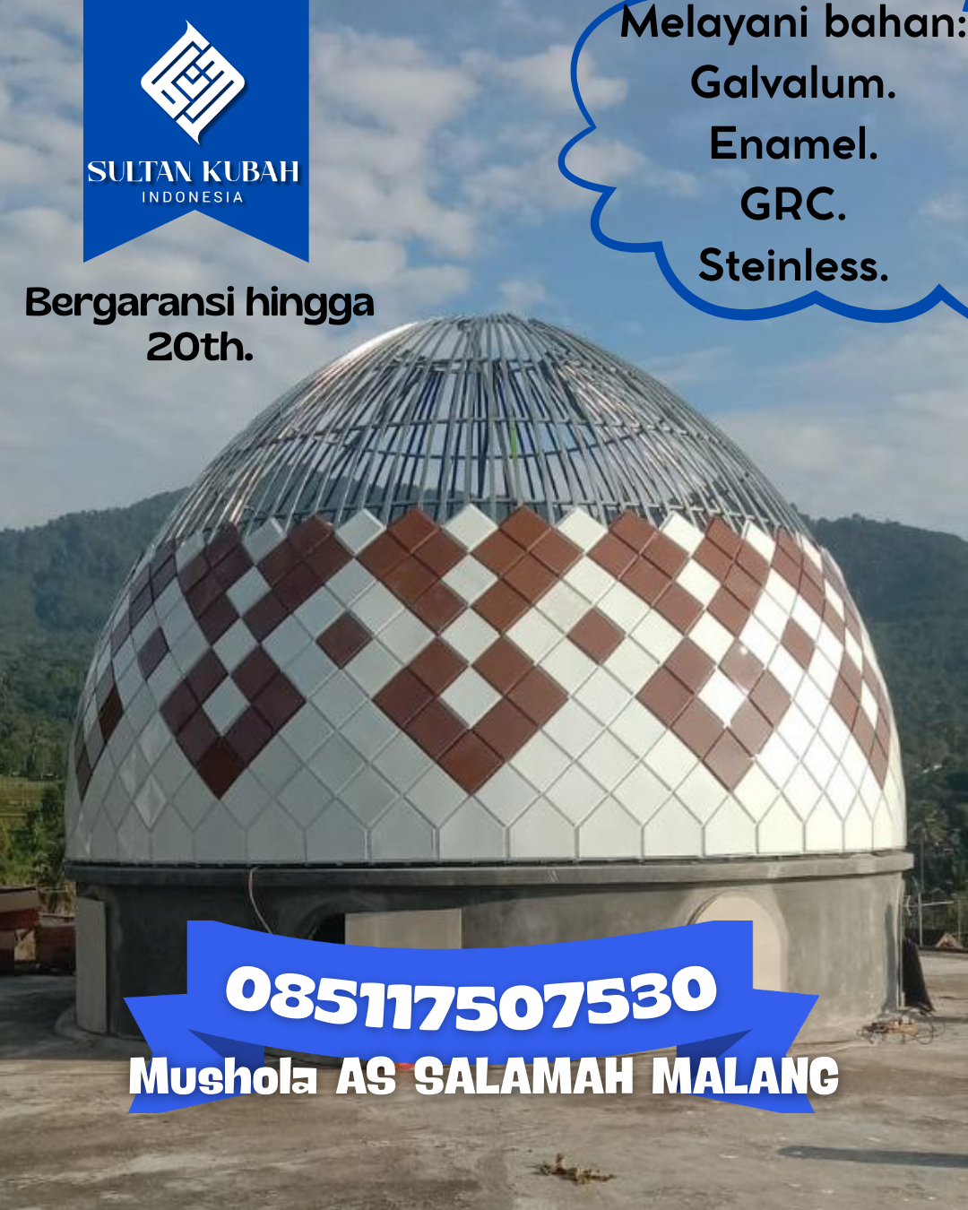Kubah Masjid Modern Desain Elegan Kualitas Premium Bergaransi 085117507530 Wanaraya — Kab. Barito Kuala