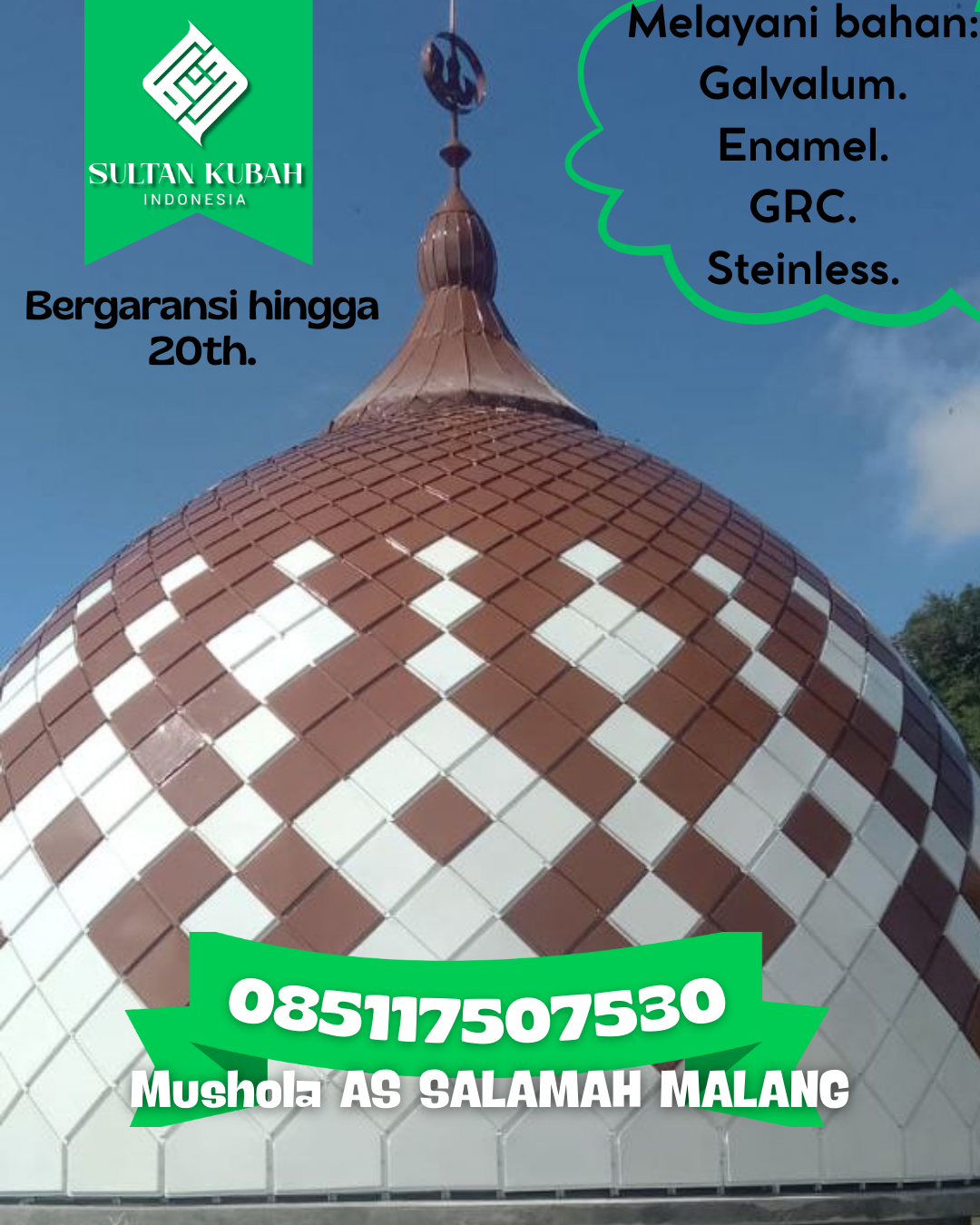 Kubah Masjid Kuat Awet Tahan Lama Cocok Untuk Bangunan Masjid 085117507530 Kuripan — Kab. Barito Kuala