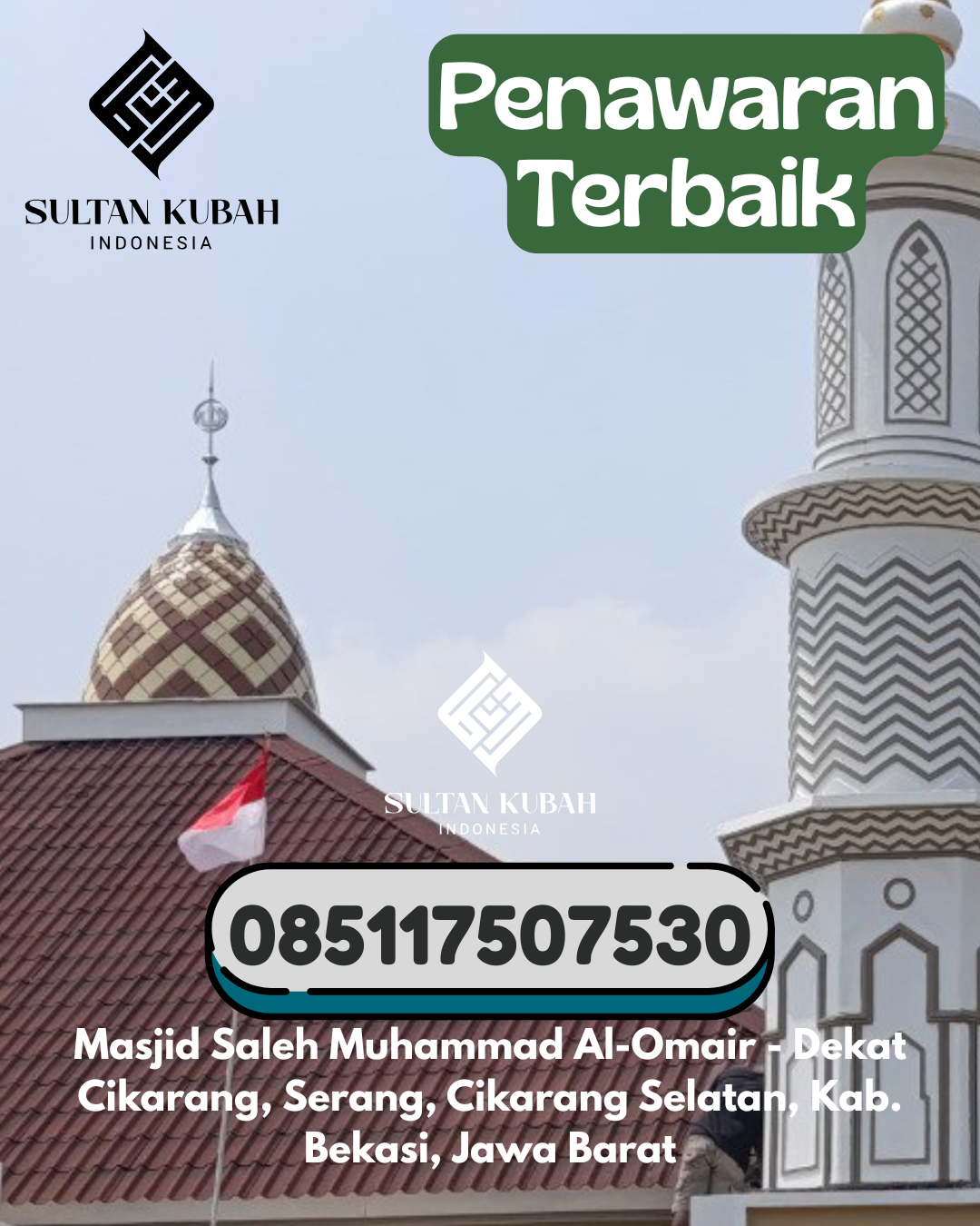 Penjual Kubah Masjid Galvalum Kuat & Indah 085117507530 Lengayang – Kabupaten Pesisir Selatan