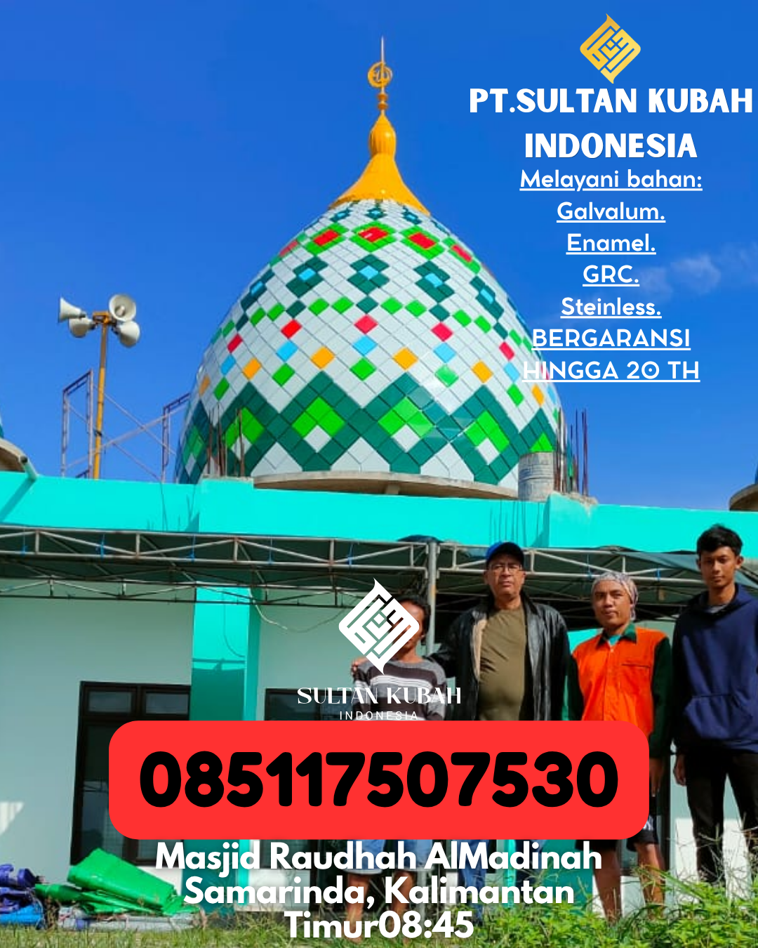 PUSAT KUBAH MASJID MODERN DI KEC Benteng, KAB Kepulauan Selayar (WA: 085117507530)