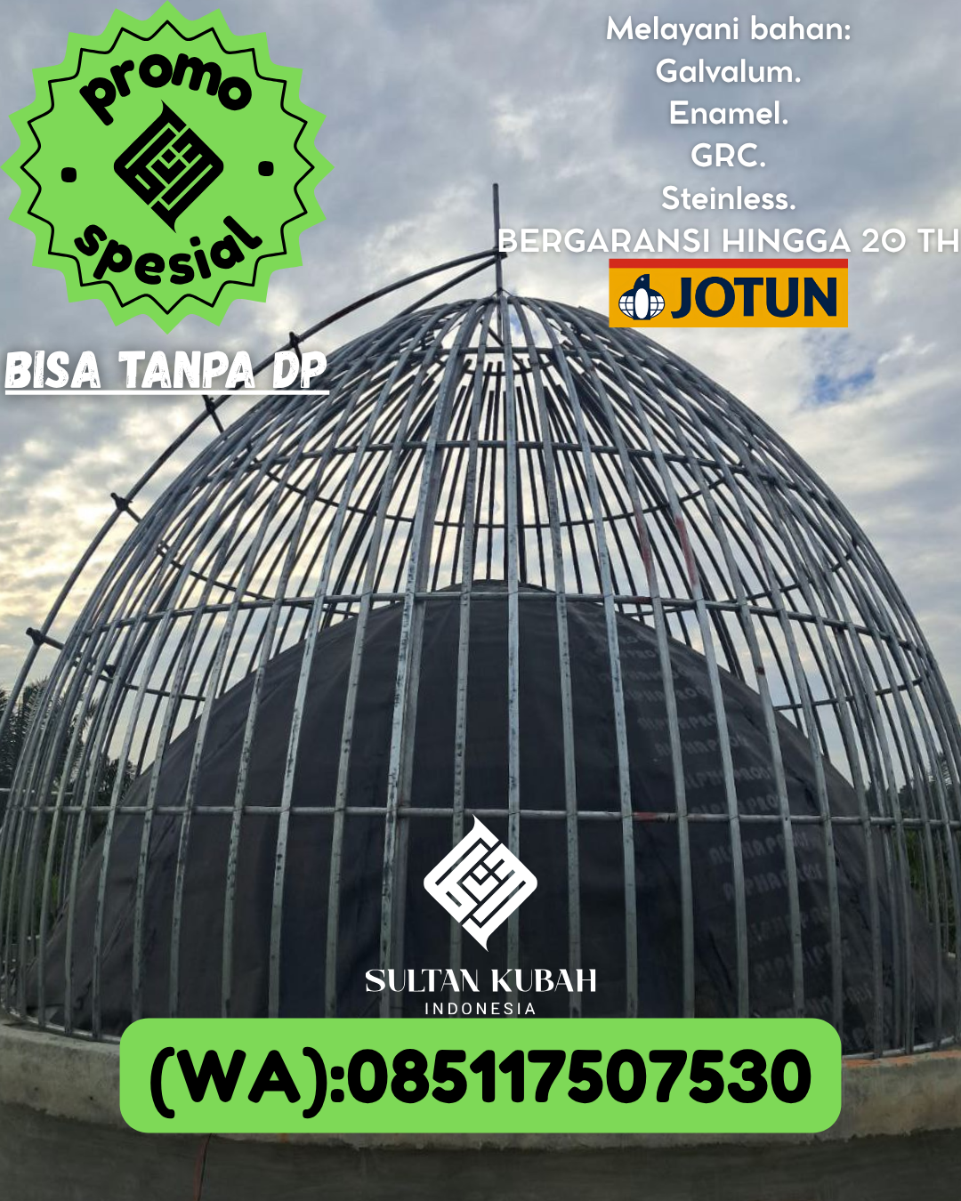 JUAL KUBAH MASJID BERGARANSI DI KEC Singaraja, KAB Buleleng (WA: 085117507530)