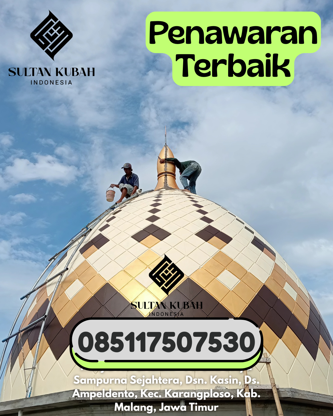 Penjual Kubah GRC Masjid Konsultasi Desain Kualitas dan Garansi 085117507530 Agrabinta – Kab. Cianjur