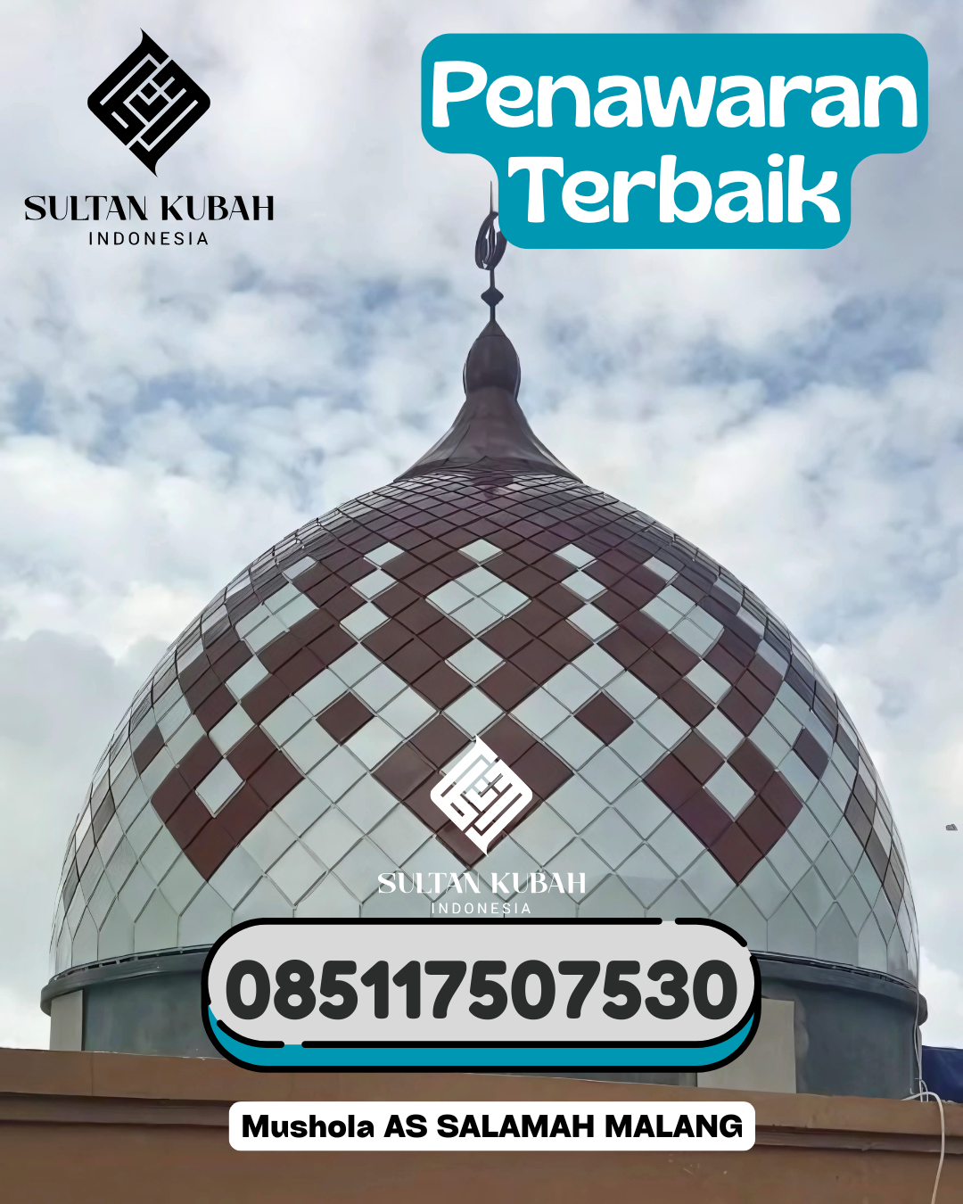 Kubah Masjid Galvalum Bergaransi Resmi 085117507530 Astanaanyar – Kota Bandung