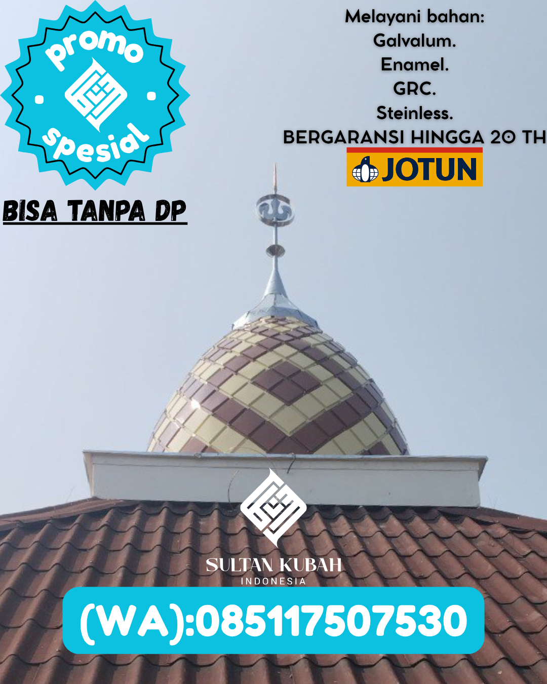 KUBAH MASJID HARGA TERJANGKAU DI KEC Kuta, KAB Badung (WA: 085117507530)