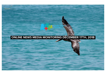 ONLINE NEWS MEDIA MONITORING DECEMBER 17TH, 2018