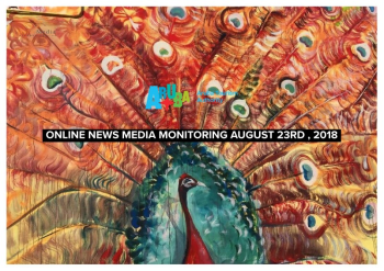 ONLINE NEWS MEDIA MONITORING AUGUST 23RD, 2018