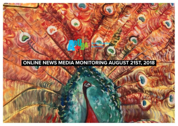 ONLINE NEWS MEDIA MONITORING AUGUST 21ST, 2018