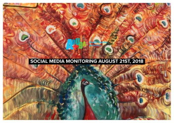 SOCIAL MEDIA MONITORING AUGUST 21ST, 2018