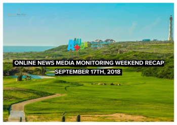 ONLINE NEWS MEDIA MONITORING SEPTEMBER 18TH, 2018