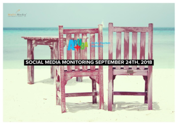 SOCIAL MEDIA MONITORING SEPTEMBER 24TH, 2018