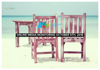 ONLINE NEWS MEDIA MONITORING OCTOBER 5TH, 2018