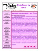 WH Newsletter Night Time On Water