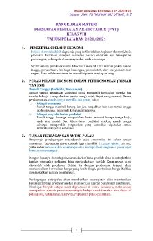 RANGKUMAN MATERI SKL KELAS 8 PAT 20202021