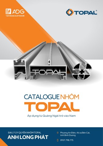 CATALOGUE NHÔM TOPAL - Đại lý Anh Long Phát