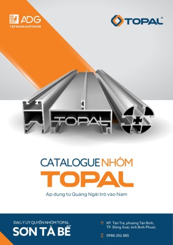 CATALOGUE NHÔM TOPAL - Đại lý Sơn Tà Bế