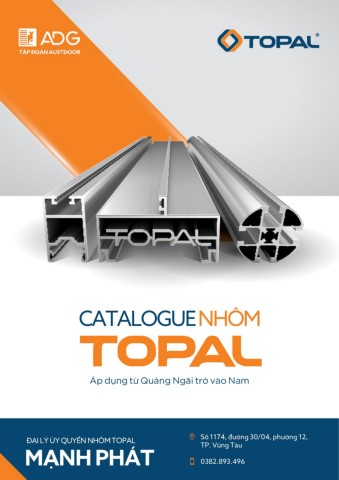 CATALOGUE NHÔM TOPAL - Đại lý Mạnh Phát