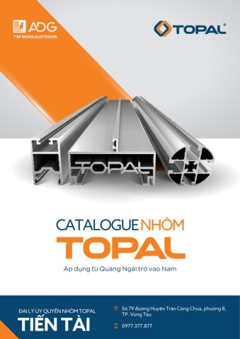 CATALOGUE NHÔM TOPAL - Đại lý Tiến Tài