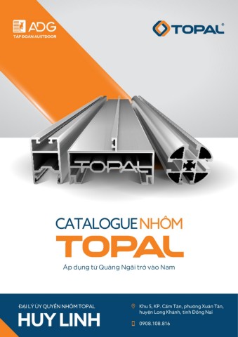 CATALOGUE NHÔM TOPAL - Đại lý Huy Linh