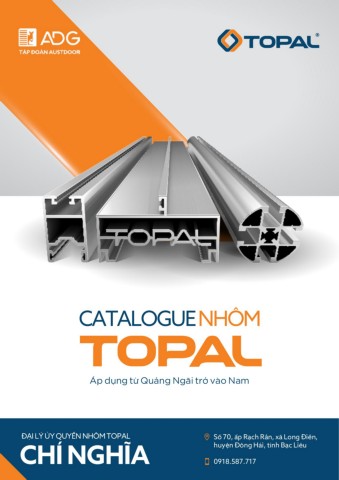 CATALOGUE NHÔM TOPAL - Đại lý Chí Nghĩa