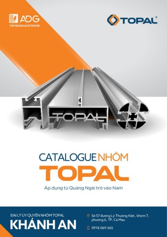 CATALOGUE NHÔM TOPAL - Đại lý Khánh An