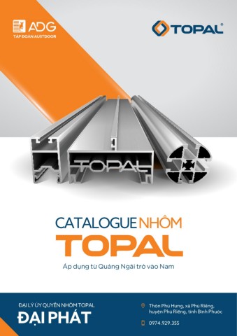 CATALOGUE NHÔM TOPAL - Đại lý Đại Phát