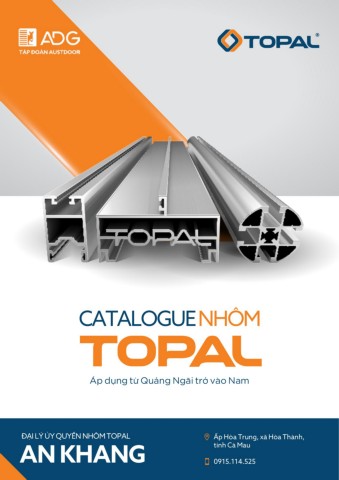 CATALOGUE NHÔM TOPAL - Đại lý An Khang