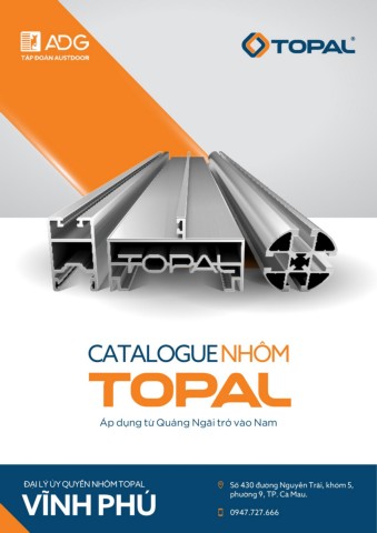 CATALOGUE NHÔM TOPAL - Đại lý Vĩnh Phú