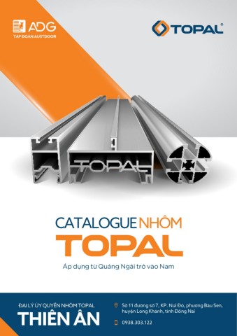 CATALOGUE NHÔM TOPAL - Đại lý Thiên Ân