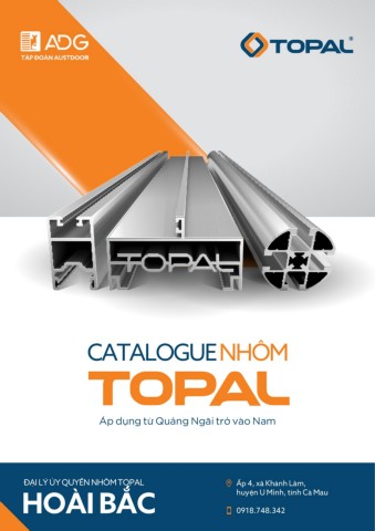 CATALOGUE NHÔM TOPAL - Đại lý Hoài Bắc