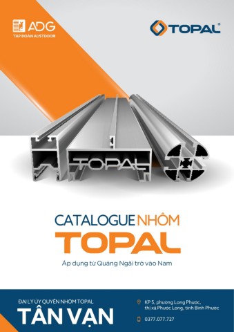 CATALOGUE NHÔM TOPAL - Đại lý Tân Vạn