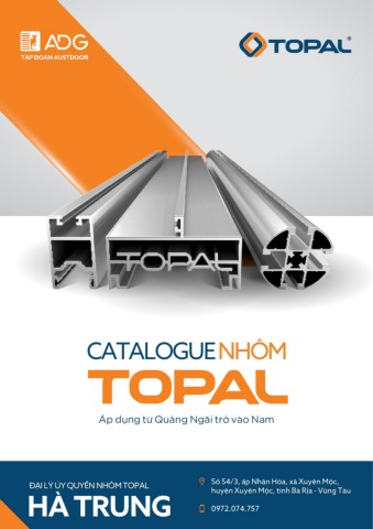 CATALOGUE NHÔM TOPAL - Đại lý Hà Trung