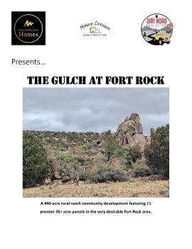 THE GULCH AT FORT ROCK CATALOG