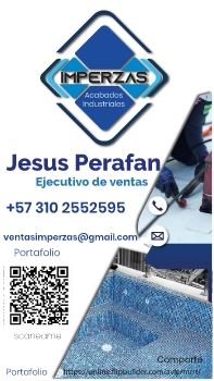 JESUS PERAFAN EJECUTIVO DE VENTAS IMPERZAS