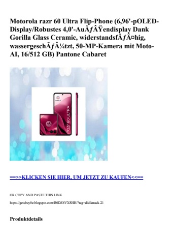 9032 motorola razr 60 ultra flip-phone  6 96'-poled-display robustes 4 0'-auãƒâÿendisplay dank gorilla g