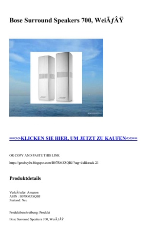 5154 bose surround speakers 700  weiãƒâÿ