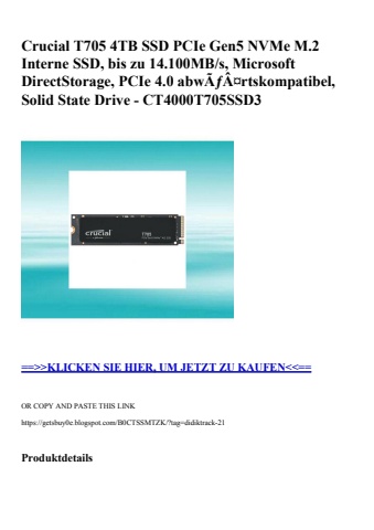 9243 crucial t705 4tb ssd pcie gen5 nvme m